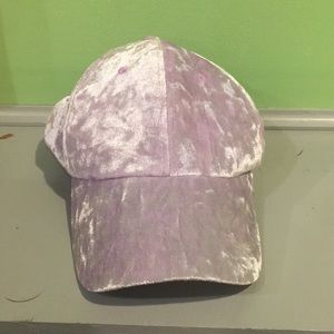 Lilac velvet hat
